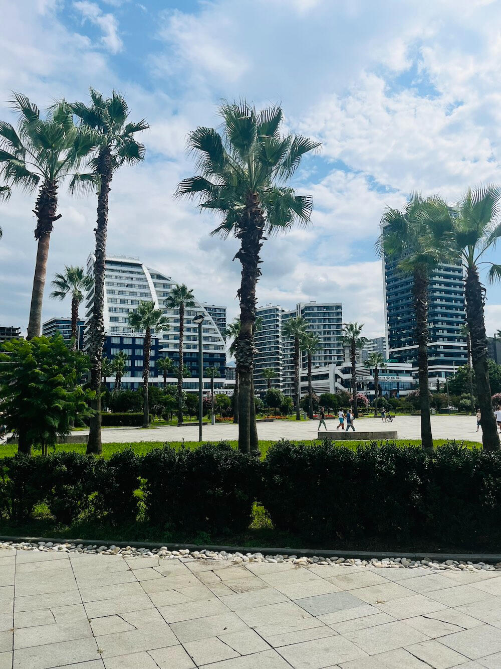 New Boulevard and Park Kaczynski in Batumi